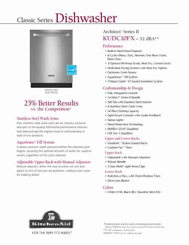 KitchenAid Dishwasher KUDC10FXSS-page_pdf